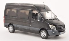 PRX14051 - Mini bus MERCEDES BENZ Spinter Facelift noir édité à 500 unités