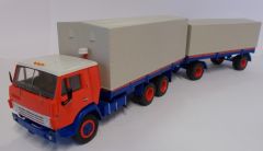 PRXPCL47054 - Camion porteur 6x4 KAMAZ 53212 avec remorque 2 essieux