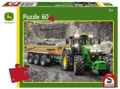 PUZ56314 - Puzzle  36x24 cm JOHN DEERE de 60 pièces 7310R et remorque Joskin