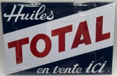 MAGPB219 - Plaque de 20x30 cm - TOTAL Huiles - en Vente ici !