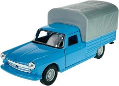 WELPE49720W - Voiture à friction de couleur bleu – PEUGEOT 404 bâchée fermé de 1968