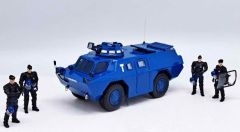 PER724PARIS - Véhicule de gendarmerie avec 4 figurines - BERLIET VXB 170 VBRG Manifestation gilets jaunes – Paris 2018