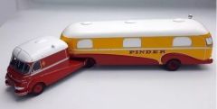 MAGPINC03-C04SET - Camion avec caravane du ciruqe PINDER - FORD F798 4x2