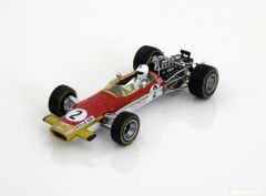 QUA27806 - Formule 1 LOTUS 49B n°2 du pilote Richard Attwood du grand prix Monaco de 1969