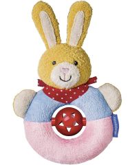 RAV044573 - Jouet à partir de la naissance - Hochet Lapin de couleur Rose et violet