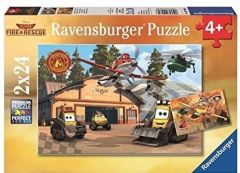 RAV09084 - 2 Puzzles de 24 pièces du dessin animé Planes - Toujours en action Dimensions :  26 x 18 cm