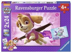 RAV091522 - Boîte 2 Puzzles de 24 Pièces du dessin animé Pat'Patrouilles