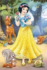 RAV09469/03 - Puzzle de 54 Pièces du dessin animé Blanche Neige et les 7 nains Dimensions : 13.2 x 19.8 cm