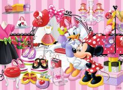 RAV10029 - Puzzle de 150 Pièces du dessin animé la Maison de Minnie - Shopping avec Minnie Dimensions : 49 x 36 cm