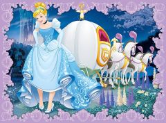 RAV10843 - Puzzle de 100 Pièces du dessin animé Cendrillon Dimensions : 49 x 36 cm