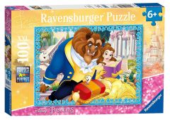 RAV108619 - Puzzle de 100 Pièces du Dessin animé - La Belle et La Bête