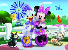 RAV10881 - Puzzle de 100 Pièces du dessin animé la Maison de Mickey - Minnie et Daisy Dimensions : 49 x 36 cm