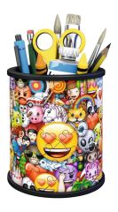 RAV112173 - Puzzle 3D de 54 Pièces EMOJI - Pot à Crayon
