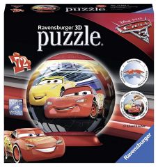 RAV118250 - Puzzle 3D de 72 Pièces du dessin animé DISNEY -  CARS 3