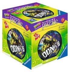 RAV11908/01 - Puzzle 3D de 54 Pièces du dessin animé Les Tortues Ninja -  Donatello Diamètre : 7 cm