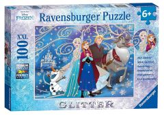 RAV136100 - Puzzle Scintillant de 100 Pièces du dessin animé DISNEY -  La Reine des neiges