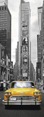 RAV15119 - Puzzle Panorama de 1000 Pièces Taxi de NEW YORK Dimensions : 37.5 x 98 cm