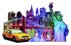 RAV16153 - Puzzle de 1158 Pièces de Skyline à NEW YORK Dimensions : 106 x 66 cm