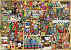 RAV19468 - Puzzle de 1000 Pièces La Bibliothèque De Noël Dimensions : 70 x 50 cm