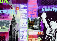 RAV19613 - Puzzle de 1000 Pièces Collage de NEW YORK Dimensions : 70 x 50 cm