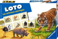 RAV24639 - Jeu de société - Loto des animaux sauvages