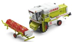 REP254226 - Moissonneuse batteuse CLAAS Dominator 98SL MAXI et chariot de transport de la barre de coupe