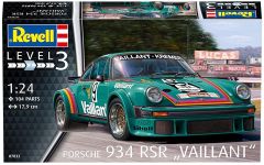 REV07032 - Voiture de courses PORSHE 934 RSR aux couleurs Vaillant en kit à peindre et à assembler peintures et colle non incluses