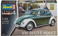REV07035 - Voiture de la police d'Italie VOKSWAGEN Beetle en kit à peindre et à assembler peinture et colle non incluses