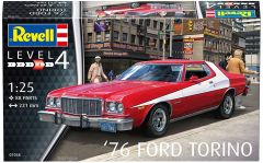 REV07038 - Voiture sportive FORD Torino de 1976 en kit à peindre et à assembler peinture et colle non incluses