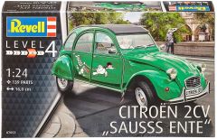 REV07053 - Voiture découvrable CITROEN 2CV type Sausss Ente en kit à peindre et à assembler peintures et colle non incluses