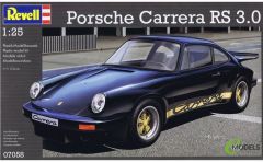 REV07058 - Voiture sportive PORSCHE 911 Carrera RS 3.0 en kit à peindre et à assembler peinture et colle non incluses
