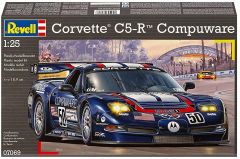 REV07069 - Voiture de courses CORVETTE C5R Compuware en kit à peindre et à assembler peintures et colle non incluses