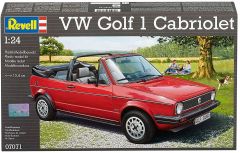 REV07071 - Voiture cabriolet VOLKSWAGEN Golf 1 en kit à peindre et à assembler peinture et colle non incluses