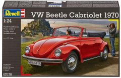 REV07078 - Voiture cabriolet VOLKSWAGEN beetle de 1970 en kit à peindre et à assembler peinture non incluses