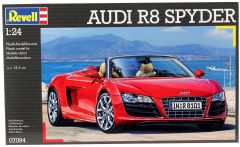 REV07094 - Voiture cabriolet sportif AUDI R8 Spider en kit à peindre et à assembler peintures et colle non incluses