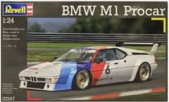 REV07247 - Voiture de courses BMW M1 Procar en kit à peindre et à assembler peintures et colle non incluses