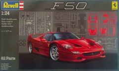 REV07370 - Voiture sportive FERRARI F50 en kit à peindre et à assembler peintures et colle non incluses
