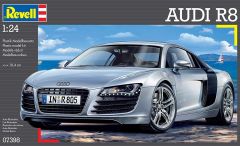 REV07398 - Voiture sportive AUDI R8 en kit à peindre et à assembler peintures et colle non incluses