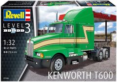REV07446 - Camion américain 6x4 solo KENWORTH T600 en kit à peindre et à assembler peintures et colle non incluses