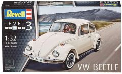 REV07681 - Voiture berline VOLKSWAGEN Beetle en kit à peindre et à assembler peintures et colle non incluses