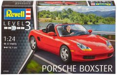 REV07690 - Voiture cabriolet sportive PORSCHE Boxster en kit à peindre et à assembler peinture et colle non incluses