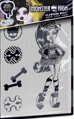 REV30219 - MONSTER HIGH pochoir Clawdeen Wolf