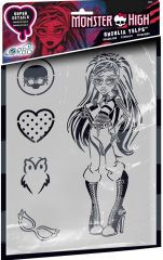 REV30221 - MONSTER HIGH pochoir Ghoula Yelps