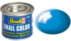 REV32150 - Pot de peinture émail de 14ml couleur bleu ciel brillant