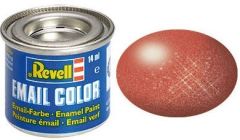 REV32195 - Pot de peinture émail de 14ml couleur bronze métallique