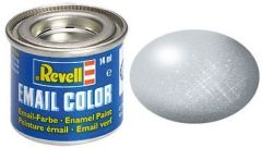 REV32199 - Pot de peinture émail de 14ml couleur gris aluminium métal