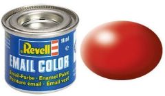 REV32330 - Pot de peinture émail de 14ml couleur rouge carmin satiné