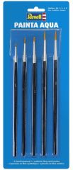 REV39624 - Lot de 5 pinceaux en fibre de taille 00, 1, 2, 3, 5