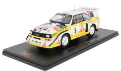 IXO24RAL020A - Voiture du rallye de Monte Carlo 1986 N°6 - AUDI Sport Quattro S1