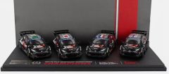 IXORAM966SET.2 - 4 Voitures des FIA Champions 2024 - TOYOTA GR Yaris Rally1 Hybrid